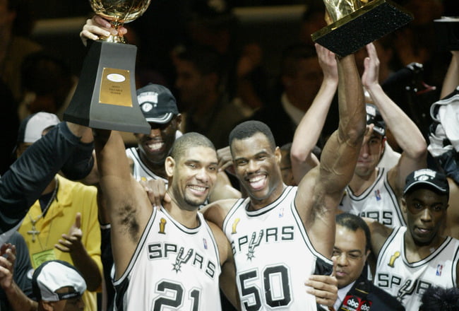 Tim Duncan David Robinson Spurs