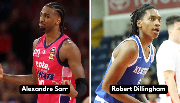 Alexandre Sarr et Robert Dillingham - Masai Ujiri