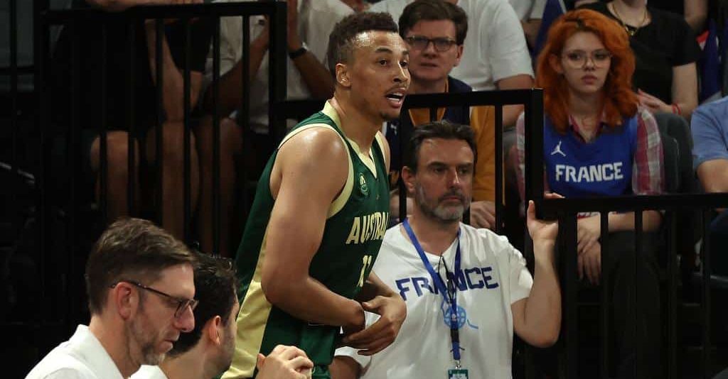 Patty Mills shines as Boomers win Olympic warm-up thriller against France … but it comes at a cost for Dante Exum