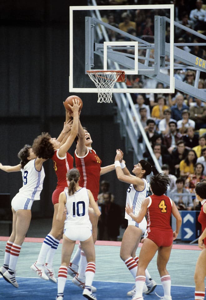 Comme en 1976, la géante de Lettonie a dominé le tournoi de 1980. Crédit : Ria Novosti