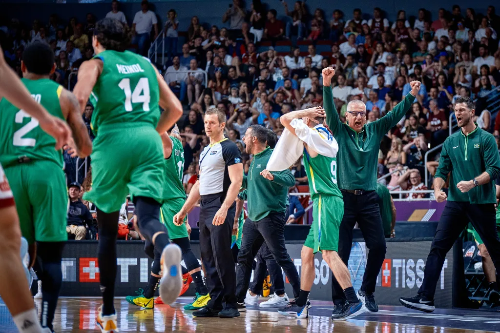 Mission accomplie pour le Brésil, il va aux Jeux Olympiques. Crédit: FIBA
