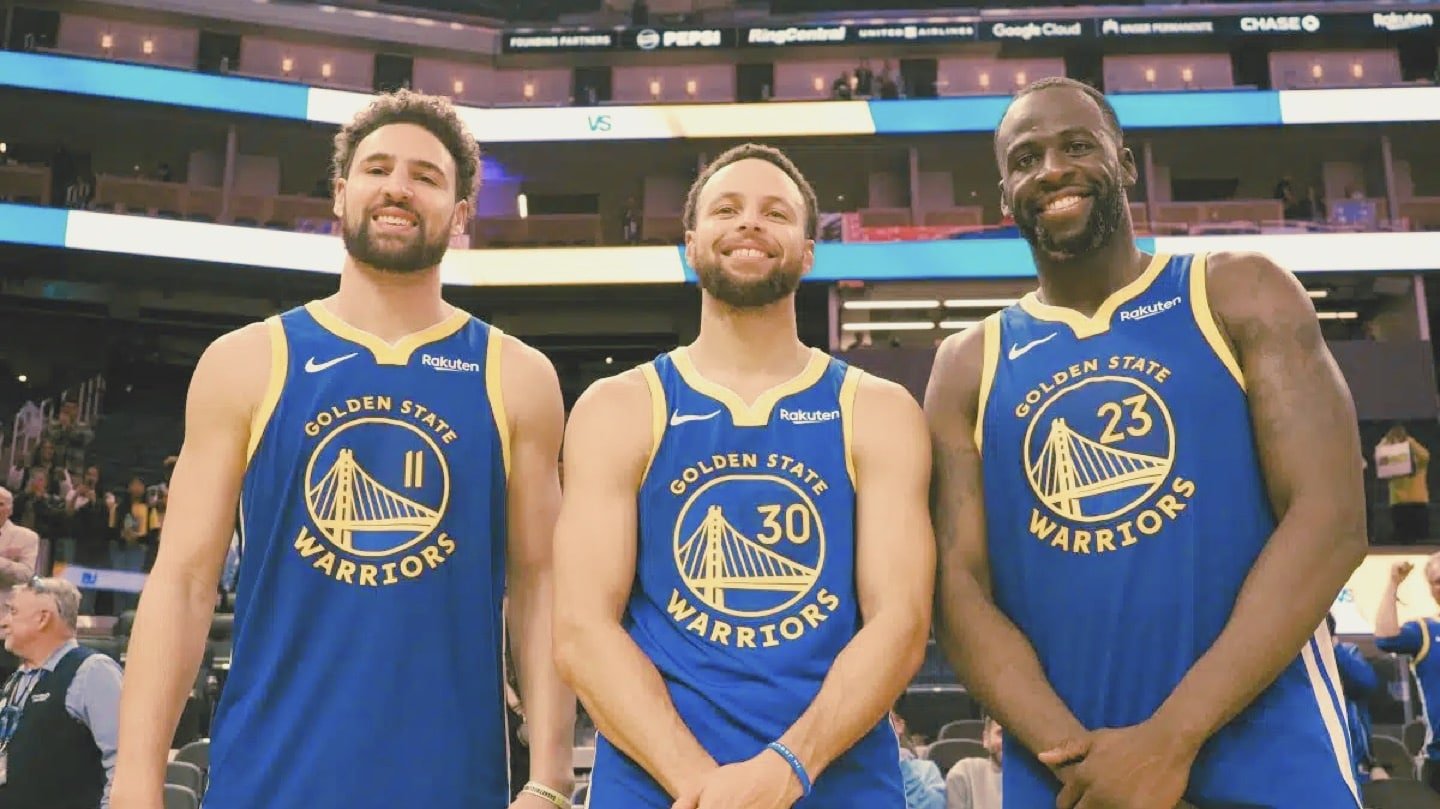 Klay Thompson Stephen Curry Draymond Green