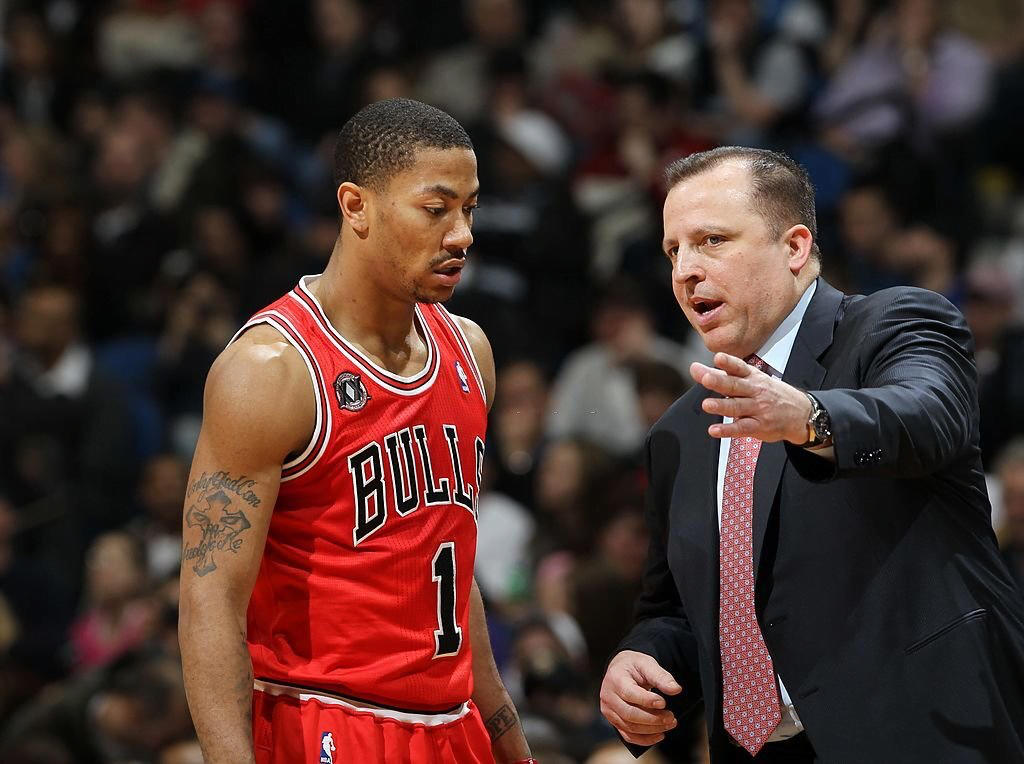 Derrick Rose Tom Thibodeau