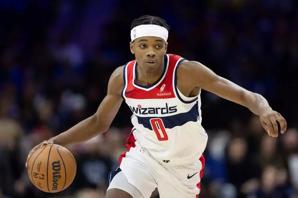 Bilal Coulibaly, dans son année rookie en NBA, pour les Washington Wizards