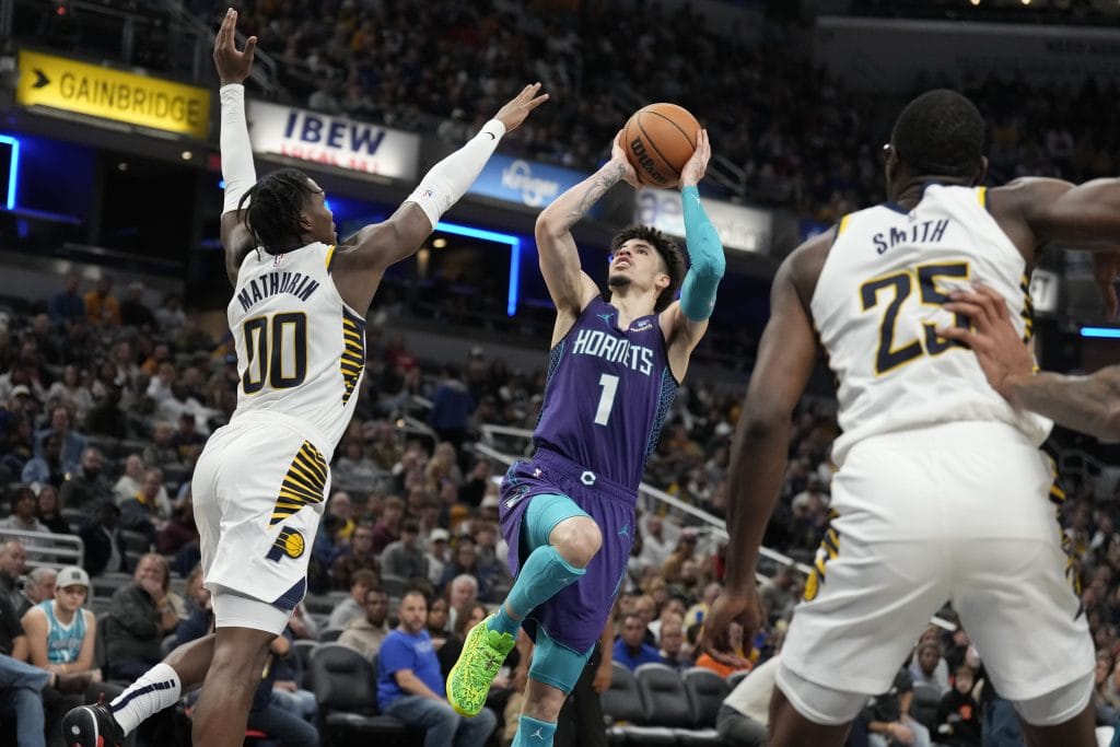 Lamelo Ball, meneur des Charlotte Hornets, NBA