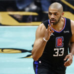 Nicolas Batum entame sa dernière danse en NBA. Crédit : Jared C. Tilton