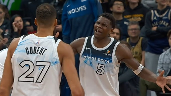 Anthony Edwards Rudy Gobert des Wolves