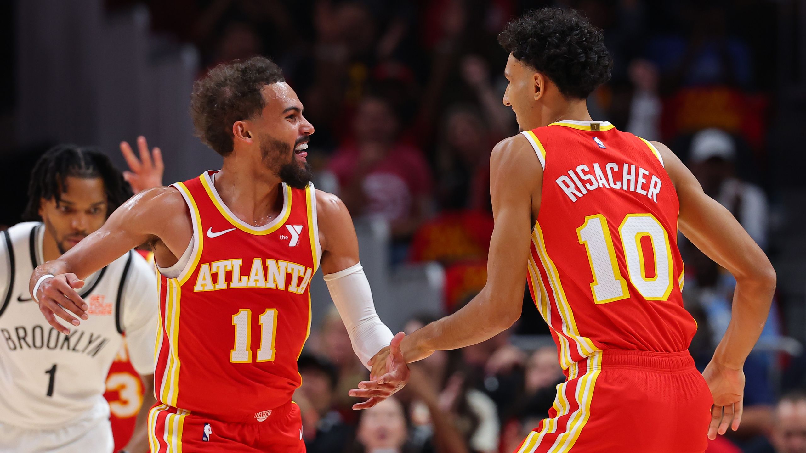 Trae Young et Zaccharie Risacher