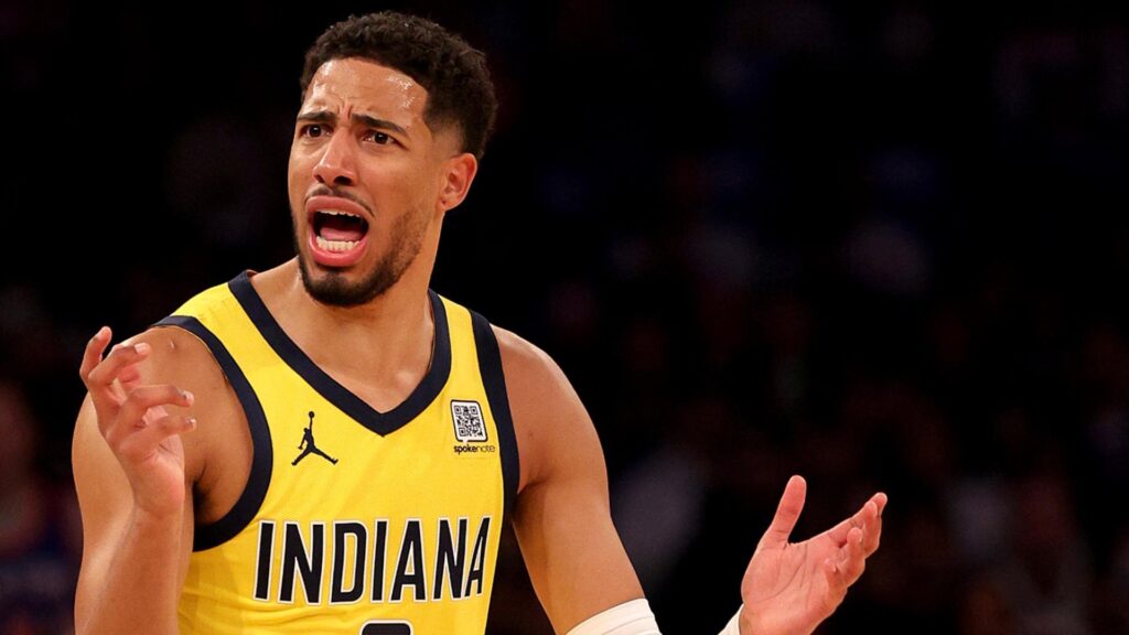 Tyrese Haliburton connaît un début de saison compliqué. Crédit : ESPN