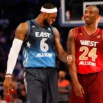 Lebron James et Kobe Bryant, au All Star Game. franchise player NBA