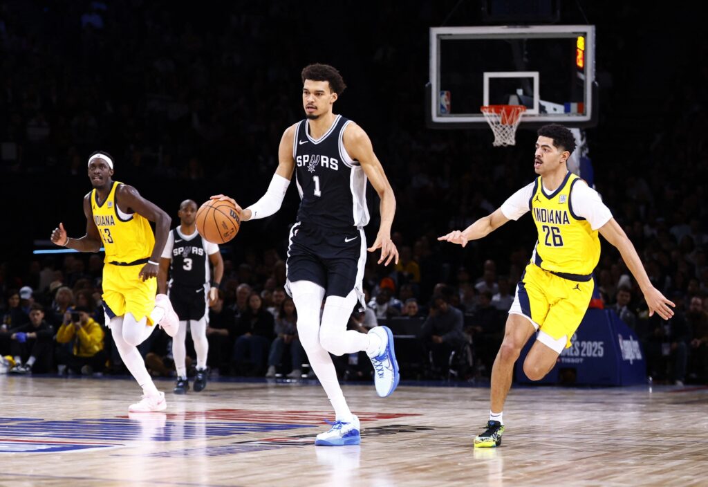 Victor Wembanyama a été très en vue lors de ce premier NBA Paris Game.