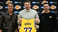 Luka Dončić a été transféré aux Lakers contre Anthony Davis, NBA. Crédit : AFP