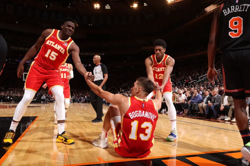 Capela, Bogdanovic and Hunter, players that were listed in the rumors during the Trade Deadline.