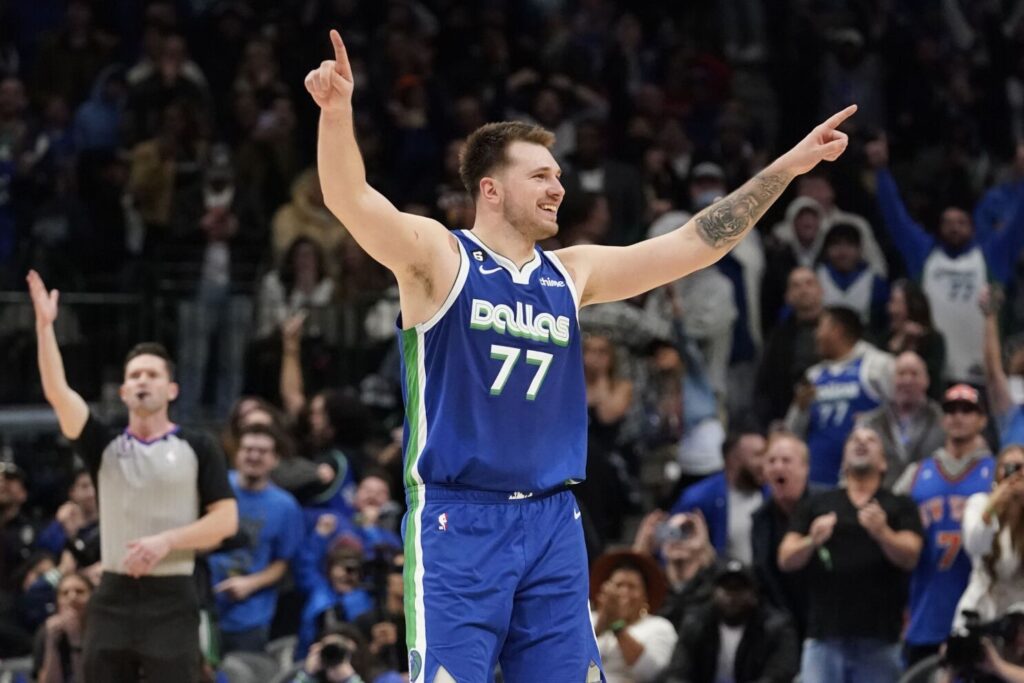 NBA Trade Deadline. Luka Dončić après son match face aux Knicks le 27 décembre 2022.