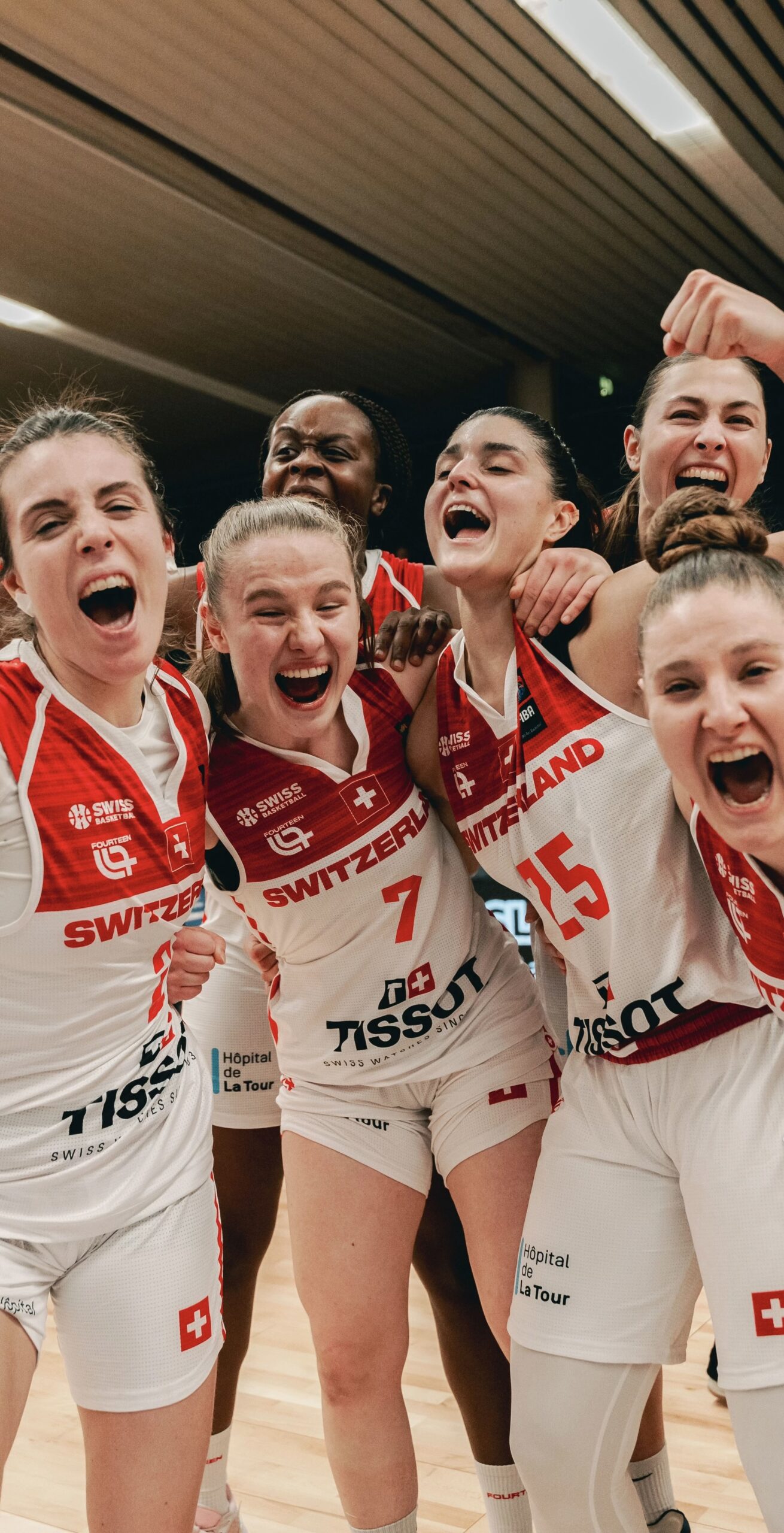 La Suisse s'est qualifiée au terme d'une épopée historique. Crédit : Swiss Basketball
