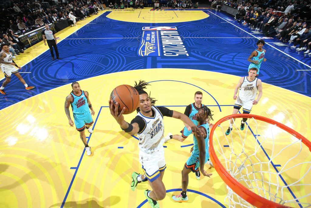 Stephon Castle. Rising Stars Challenge 2025. Crédit : 	Nathaniel S. Butler via Getty Images