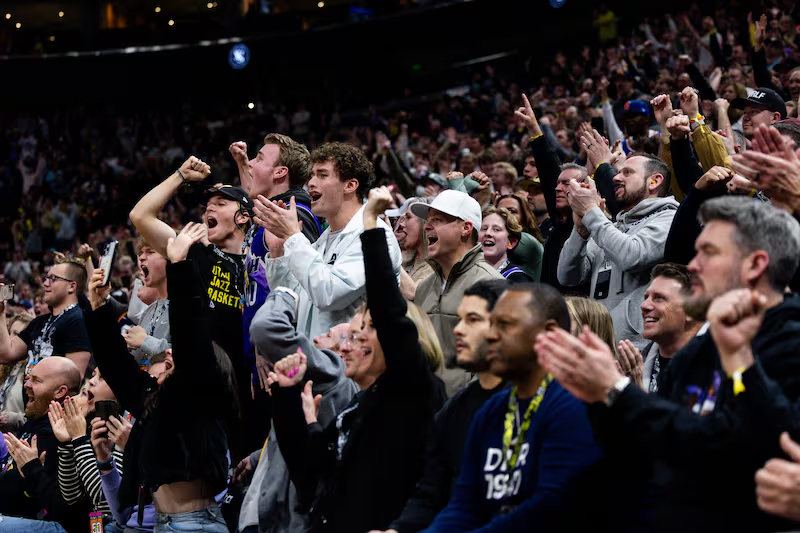 Le public du Utah Jazz toujours présent malgré les défaites. Crédit : Megan Nielsen, Deseret News