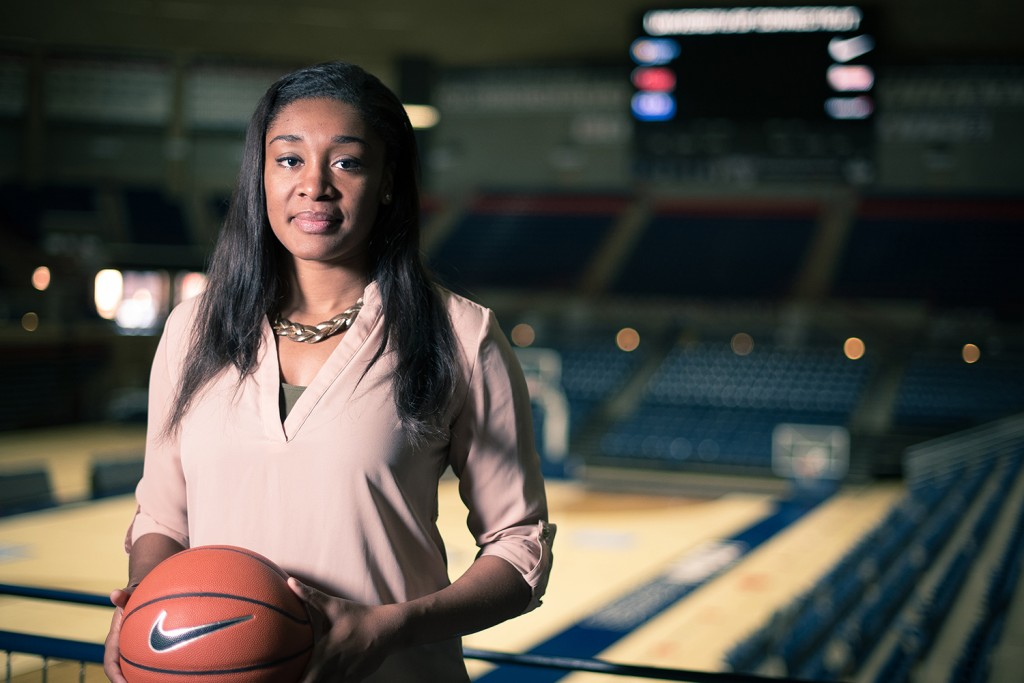 Morgan Tuck, le business avant les émotions. Crédit : Nathan Oldham/UConn Photo