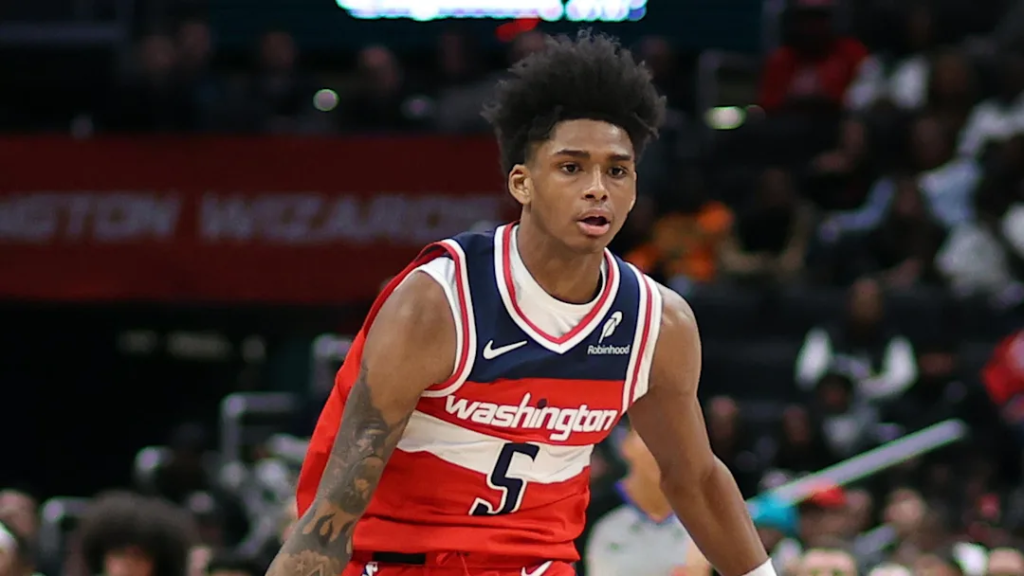 AJ Johnson, le diamant brut de Washington. Crédit : Daniel Kucin Jr./Imagn Images