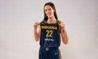 La star WNBA Caitlin Clark. Crédit : Indiana Fever