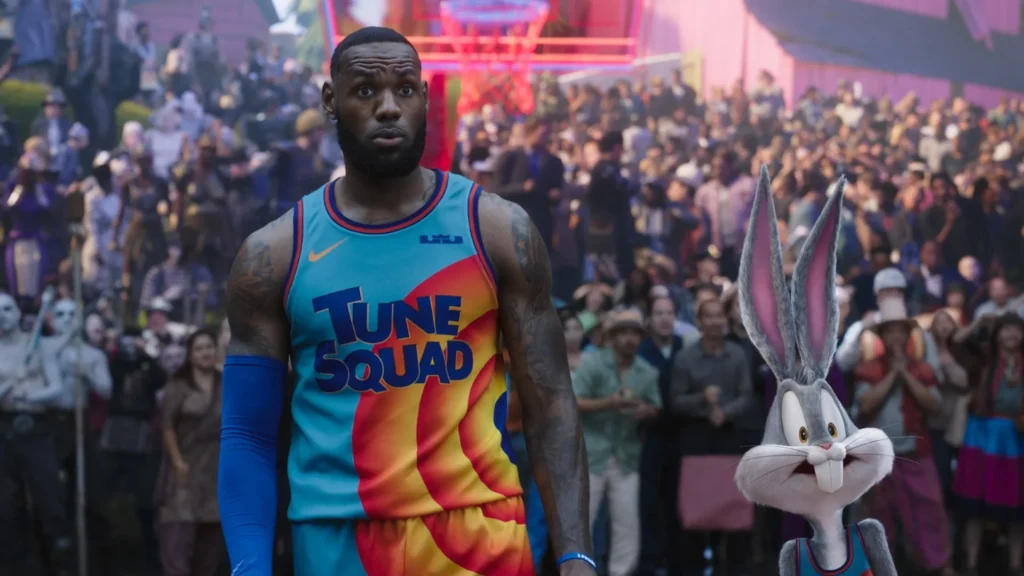 LeBron James dans Space Jam : Nouvelle Ere. Credit : Warner Bros. Pictures
