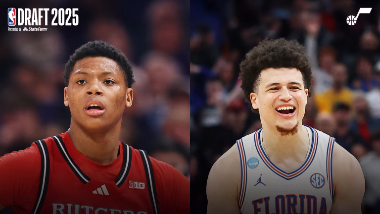 Ace Bailey et Walter Clayton Jr. Crédit : NBA
