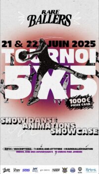 Affiche de Rare Ballers. Crédit : Aura&Attitude via Instagram