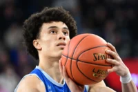 Nolan Traoré l'un des prospect français les plus attendus cette année. Crédit : Franck Faugere/Presse Sports via Imagn Images