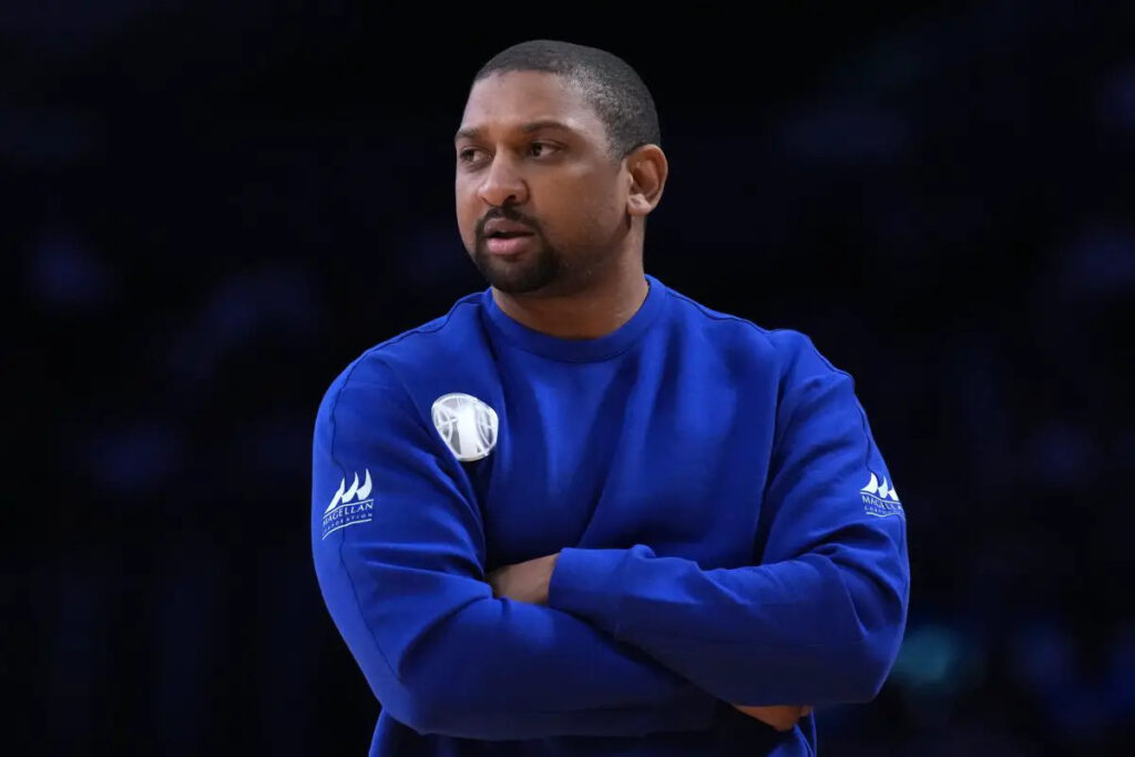 Le front office ne peut pas risquer de virer Tyler Marsh au risque d'être vu comme indécis. Crédit : Kirby Lee-Imagn Images.