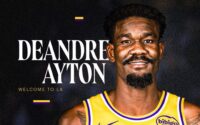 Officialisation de l'arrivé de Deandre Ayton au Lakers. Crédit : @Lakers sur X