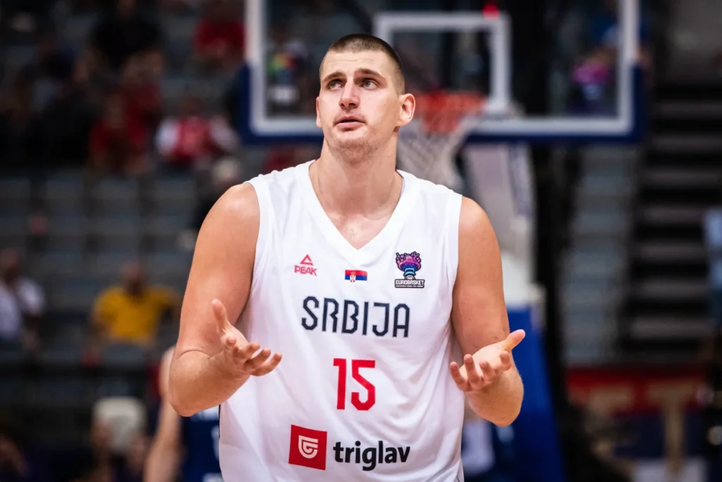 Nikola Jokić lors de l'EuroBasket 2022.