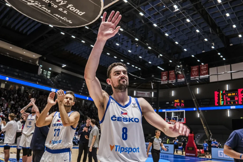 Tomas Satoransky après un match de qualification pour l'EuroBasket.