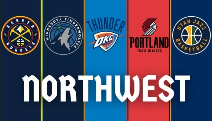 La division North West en NBA.