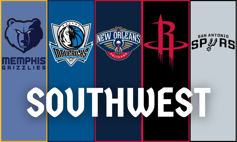 La division South West en NBA.