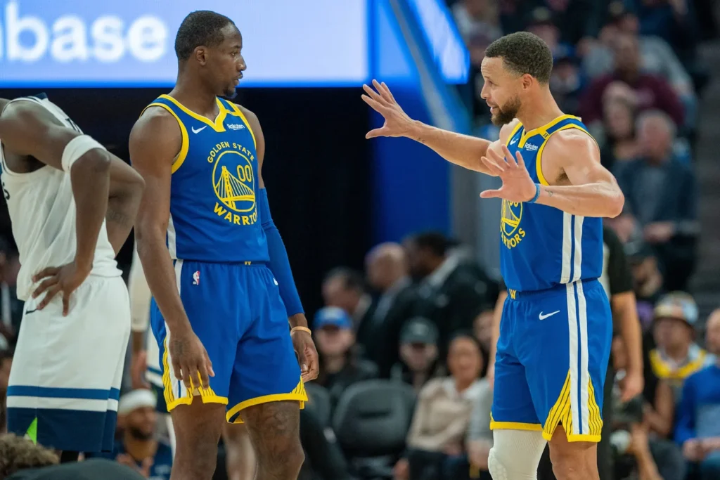 Steph Curry et Jonathan Kuminga, Golden State Warriors