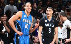 Aaron Gordon et Zack Lavine au Dunk Contest 2016. Crédit : NBA