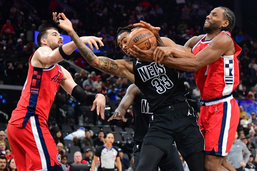 Match Los Angeles Clippers vs Brooklyn Nets. Source : L'Equipe