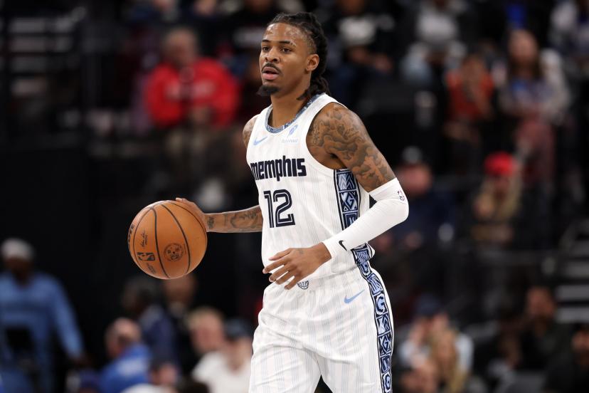 Ja Morant avec les Memphis Grizzlies. Source : L'Equipe