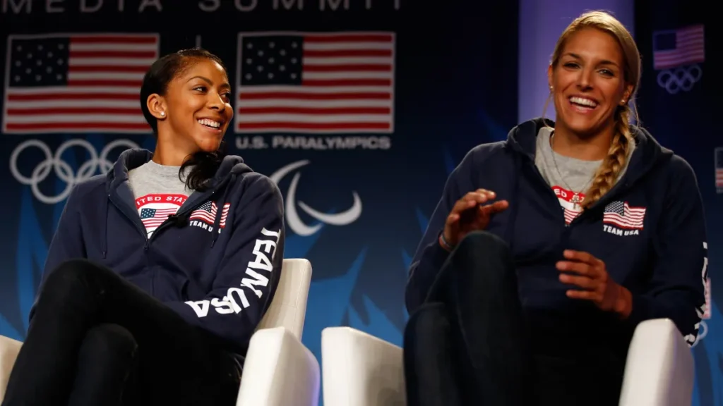 Candace Parker et Elena Delle Donne. Source : NBC 5 Chicago