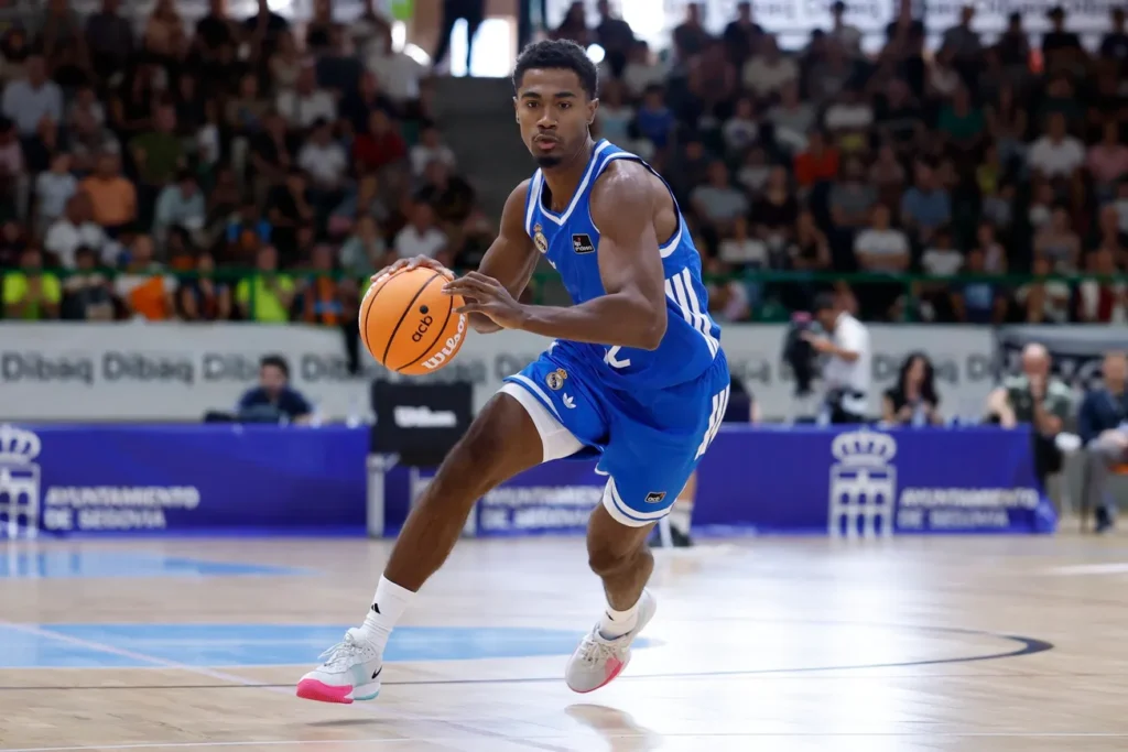 Théo Maledon, Réal Madrid. Source : BeBasket