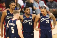 Cleveland Cavaliers. Crédit : Scott Galvin